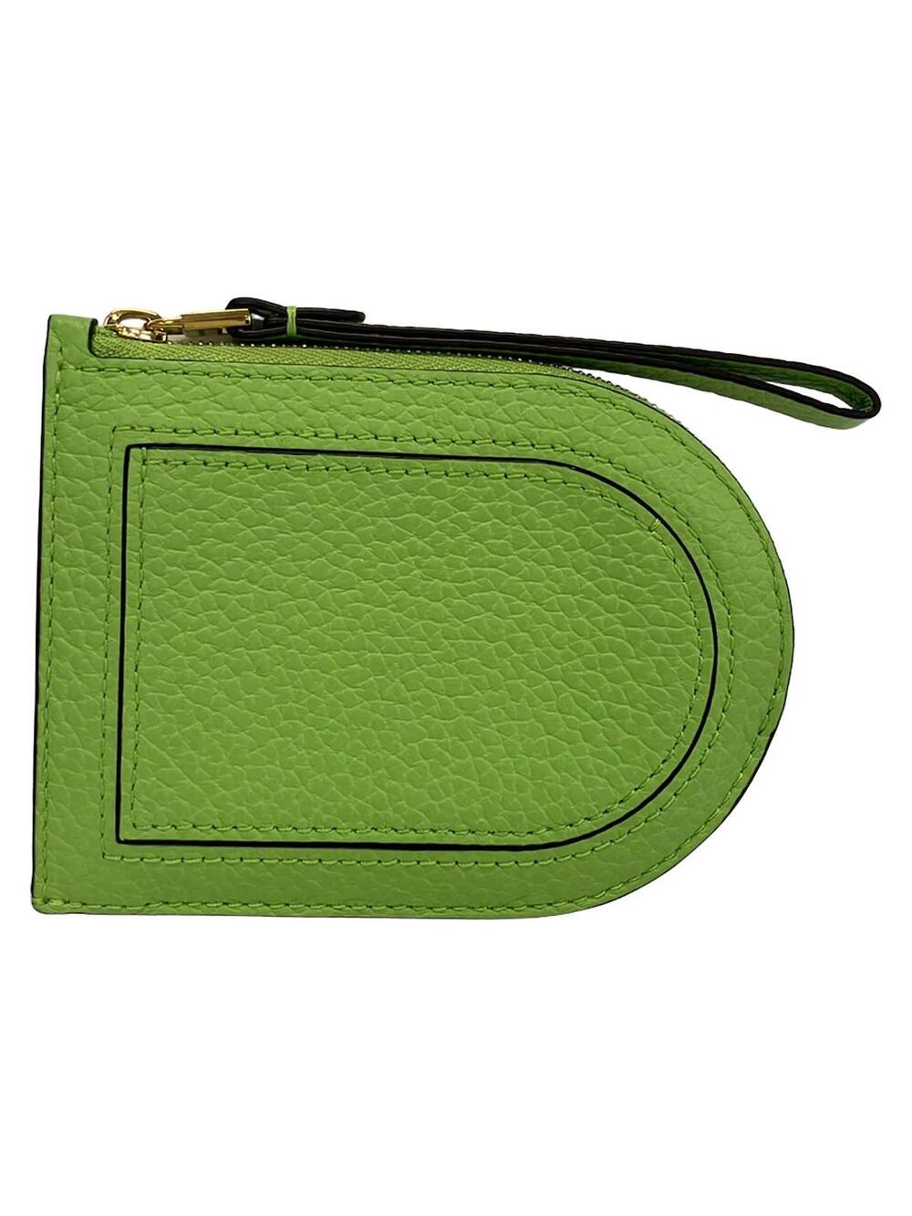 Delvaux Light Green Leather Coin Case #377261D72B